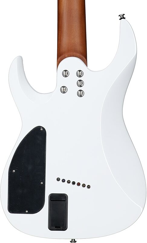 open zoom image for Legator N7FOD Ninja 7 Overdrive Multi-Scale Electric Guitar, 7-String, Arctic Blue, Body Straight Back
