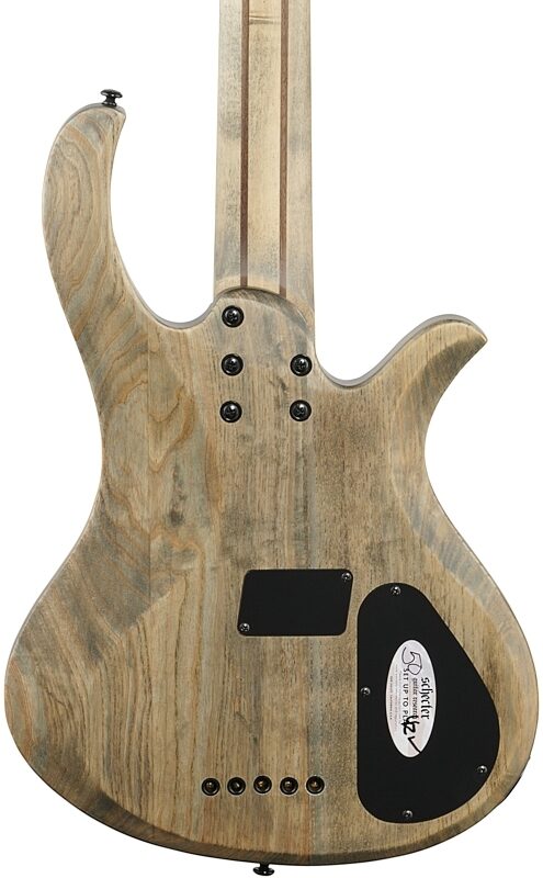open zoom image for Schecter Riot-5 Electric Bass, Left-Handed (5-String), Satin Aurora Burst, Body Straight Back
