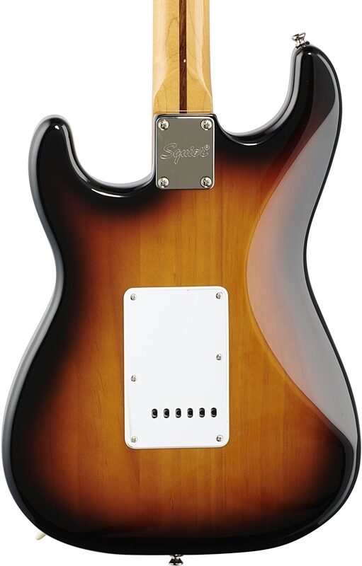 open zoom image for Squier Classic Vibe '50s Stratocaster Electric Guitar, with Maple Fingerboard, 2-Color Sunburst, Body Straight Back