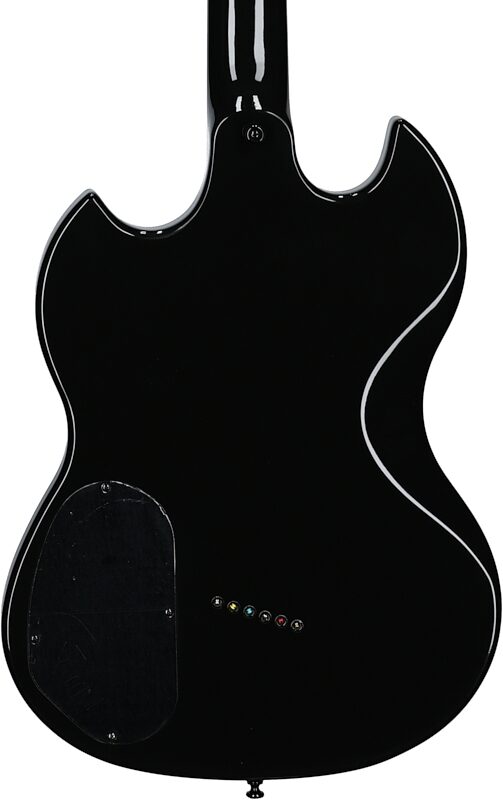 open zoom image for Guild Polara Night Edition Electric Guitar, Black Tungsten Gloss, Body Straight Back
