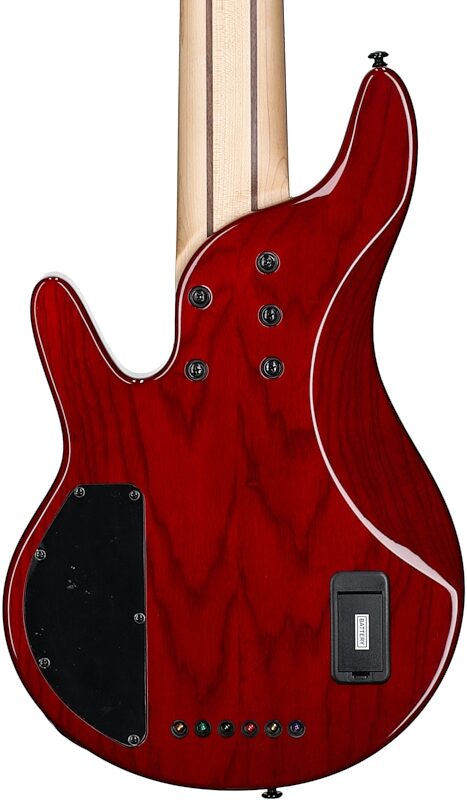 open zoom image for Michael Kelly Pinnacle 6 Electric Bass, 6-String, Cherry Burl, Body Straight Back