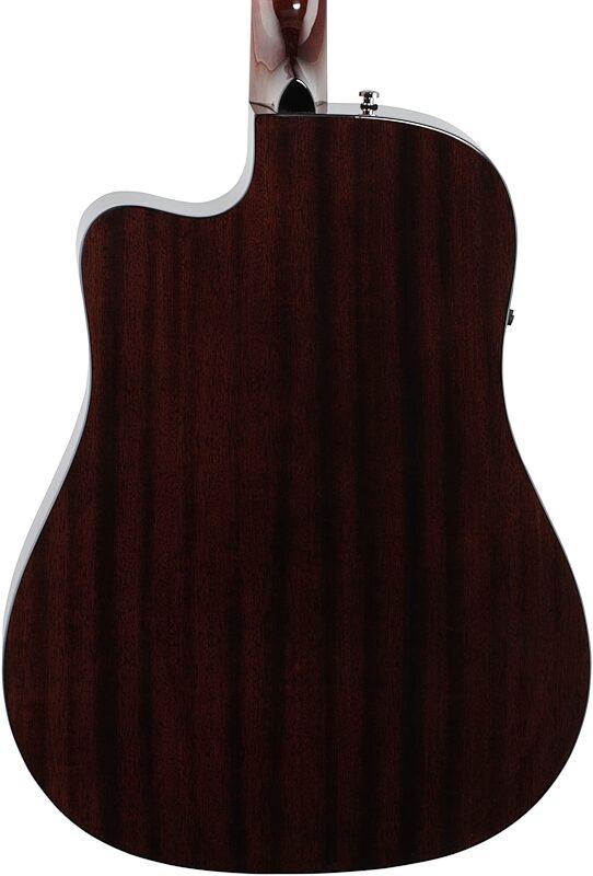 open zoom image for Fender CD-140SCE Dreadnought Acoustic-Electric Guitar, with Walnut Fingerboard (and Case), Mahogany, Body Straight Back
