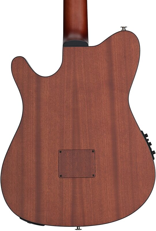 open zoom image for Ibanez FRH10N Classical Acoustic-Electric Guitar, Indigo Blue Metallic, Body Straight Back