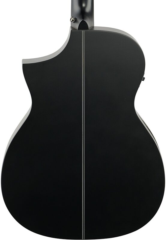 open zoom image for Michael Kelly Forte Port Exotic Java Ebony Acoustic Electric Guitar, Java, Body Straight Back