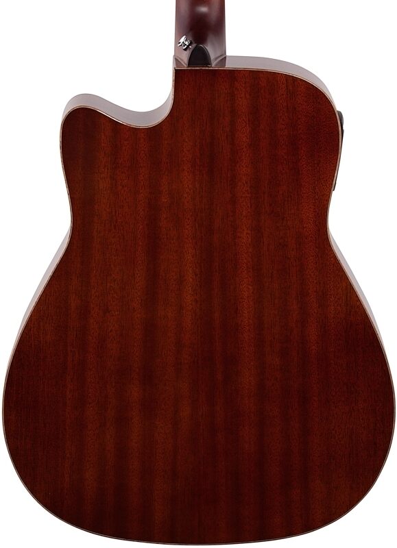 open zoom image for Yamaha A1M Acoustic-Electric Guitar, Tobacco Brown Sunburst, Body Straight Back