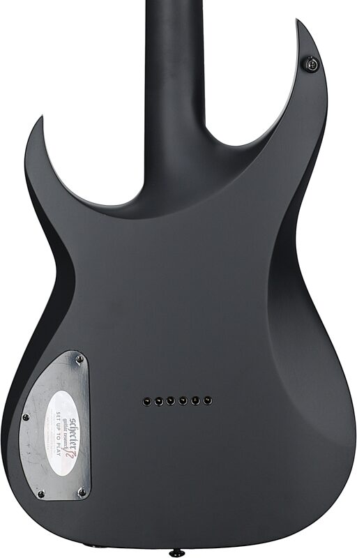 open zoom image for Schecter KM-6 MK-III Keith Merrow Legacy Electric Guitar, Tri-Black Burst, Body Straight Back