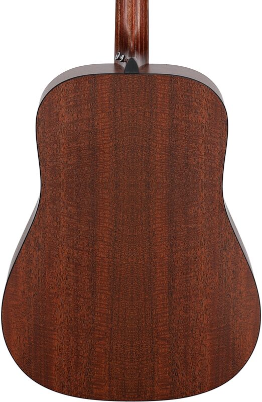 open zoom image for Martin D-X1E Mahogany Acoustic-Electric Guitar (with Gig Bag), New, Body Straight Back