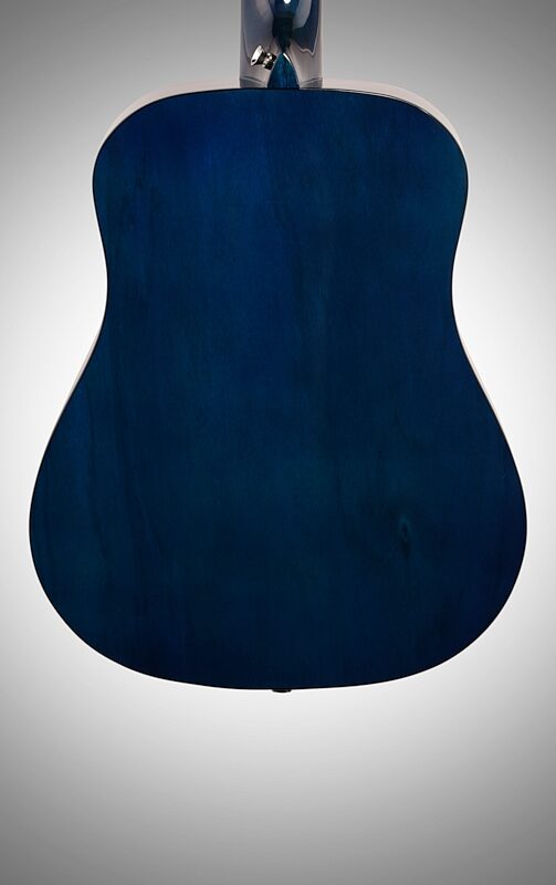 open zoom image for Luna Safari Starry Night Travel Acoustic Guitar (with Gig Bag), New, Body Straight Back