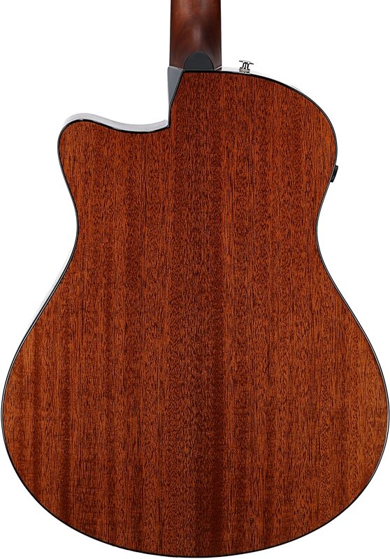 open zoom image for Ibanez AAM300CE Advanced Acoustic-Electric Guitar, Natural High Gloss, Body Straight Back