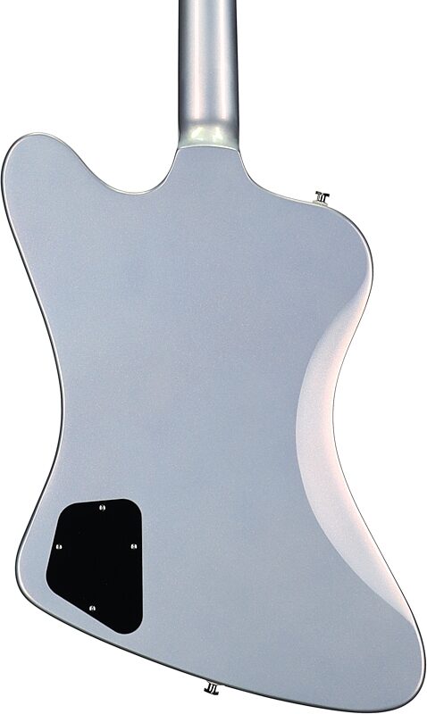 open zoom image for Epiphone Futura Firebird Custom Electric Guitar (with Gig Bag), Quicksilver, Body Straight Back