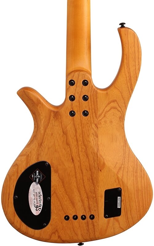 open zoom image for Schecter Session Riot 4 Electric Bass, Aged Natural Satin, Body Straight Back