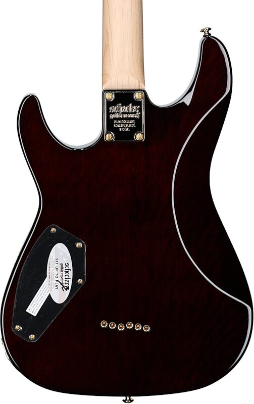 open zoom image for Schecter Omen Extreme Electric Guitar, Gloss Natural, Body Straight Back