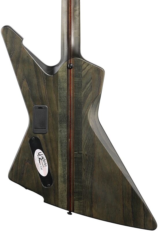 open zoom image for Schecter E1 SLS Elite Electric Guitar, Evil Twin, Body Straight Back