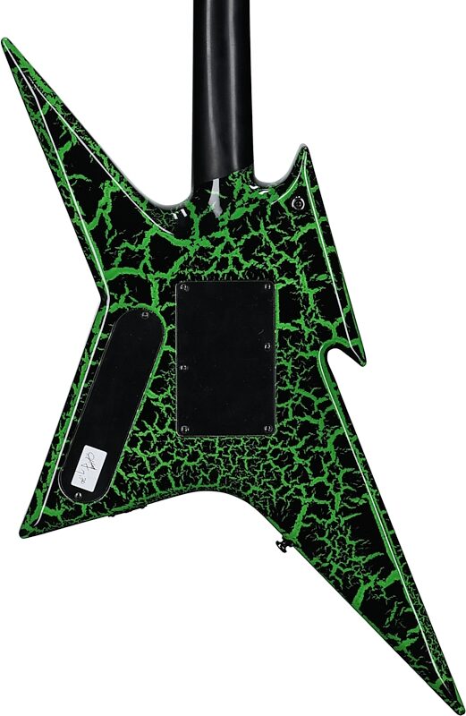 open zoom image for B.C. Rich Ironbird MK1 Legacy FR Electric Guitar, Green Crackle, Body Straight Back