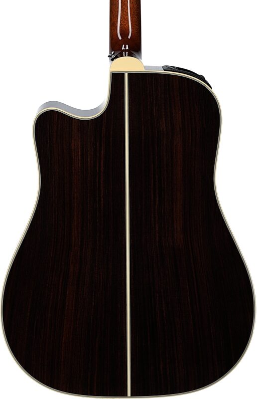 open zoom image for Takamine EF360SCTT Acoustic-Electric Guitar (with Case), Natural, Body Straight Back