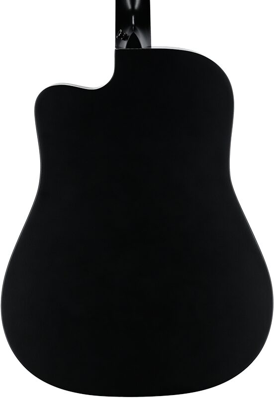 open zoom image for Martin DC-10E Modern Black Acoustic-Electric Guitar (with Soft Case), Black, Body Straight Back