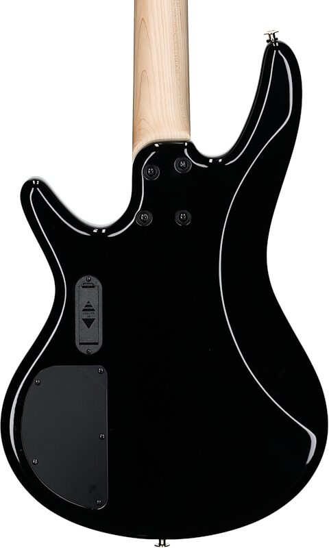 open zoom image for Ibanez GSR200PC Gio Electric Bass, Transparent Pale Black Burst, Body Straight Back