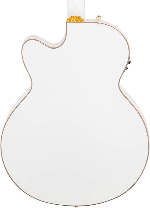 open zoom image for Gretsch G5022CWFE Rancher Falcon Jumbo Acoustic-Electric Guitar, White, Body Straight Back