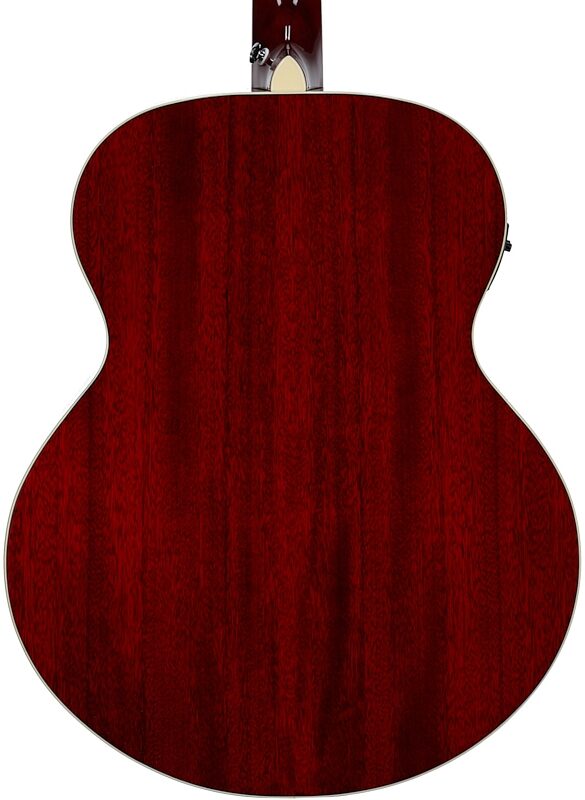 open zoom image for Ibanez AJ70M1E Artwood Acoustic-Electric Guitar, Wine Red, Body Straight Back