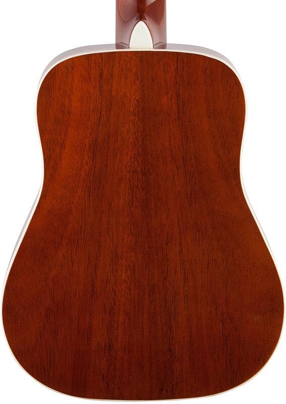 open zoom image for Epiphone Hummingbird Tenor Acoustic-Electric Ukulele (with Gig Bag), Faded Cherry Sunburst, Body Straight Back