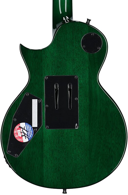 open zoom image for ESP LTD Alex Skolnick AS1 Electric Guitar, Lime Burst, Body Straight Back