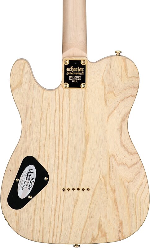 open zoom image for Schecter Meegs PT EX Electric Guitar, Charcoal Burst, Open Box (Very Good), Body Straight Back