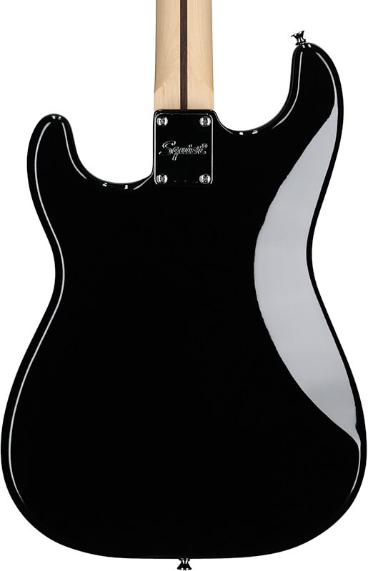 open zoom image for Squier Sonic Stratocaster Hard Tail Laurel Neck Electric Guitar, Black, Body Straight Back