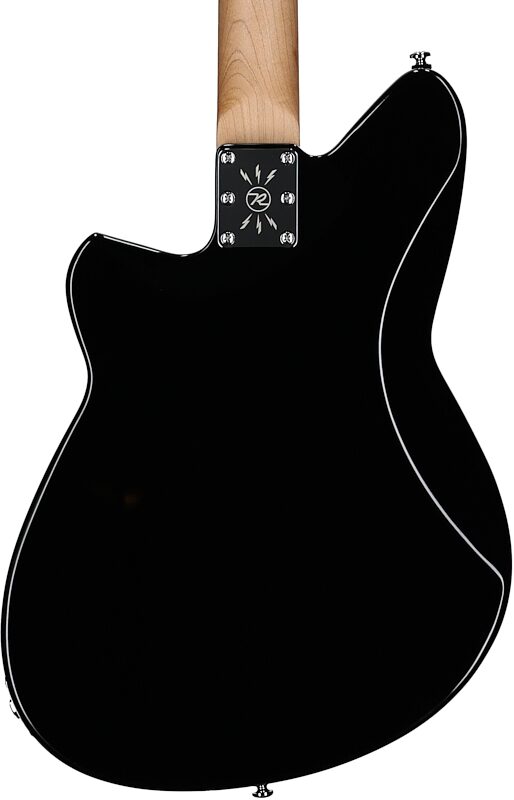 open zoom image for Reverend Jetstream 290 Electric Guitar with Bigsby Tremolo, Midnight Black, Body Straight Back