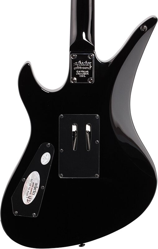 open zoom image for Schecter Synyster Gates Standard Electric Guitar, Black Silver Stripes, Body Straight Back