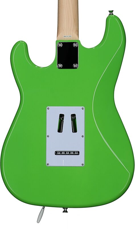 open zoom image for Kramer Focus VT-211S Electric Guitar, Neon Green, Body Straight Back