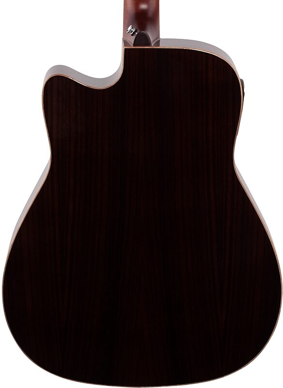 open zoom image for Yamaha A1R Acoustic-Electric Guitar, Tobacco Brown Sunburst, Body Straight Back