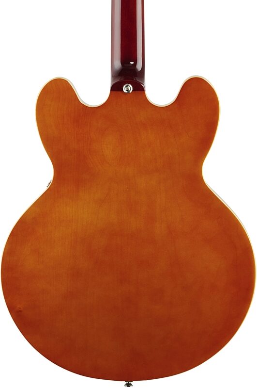open zoom image for Epiphone Riviera Semi-Hollowbody Archtop Electric Guitar, Royal Tan, Body Straight Back