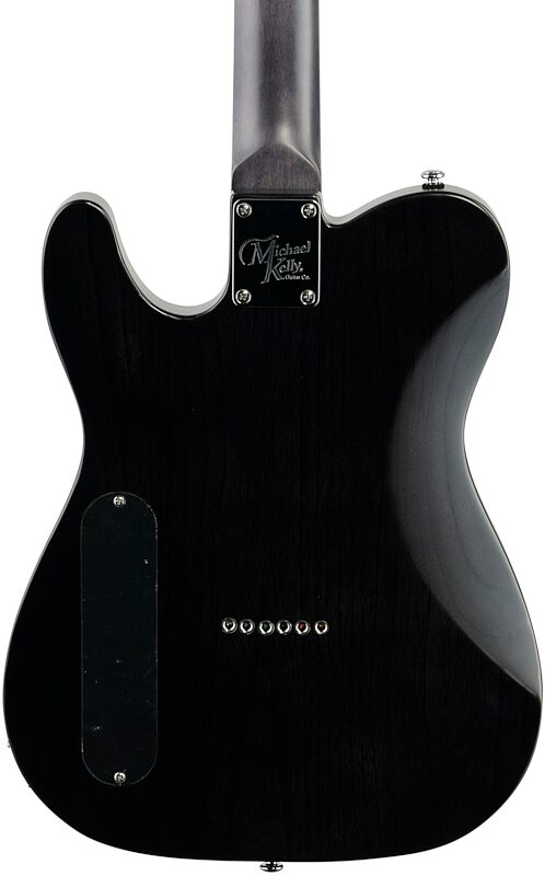 open zoom image for Michael Kelly '54 Open Pore Electric Guitar, Ebony Fingerboard, Black, Body Straight Back