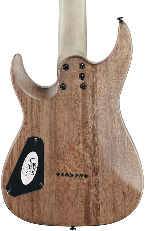 open zoom image for Schecter Omen Elite-7 Electric Guitar, 7-String, Black Cherry Burst, Body Straight Back