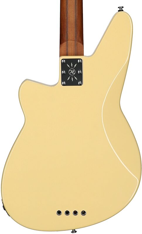 open zoom image for Reverend Mercalli 4 Electric Bass, Powder Yellow, Rosewood Fretboard, Body Straight Back
