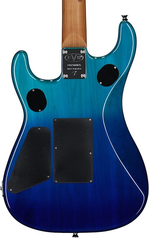 open zoom image for EVH Eddie Van Halen 5150 Series DX QM Electric Guitar, with Baked Maple Fingerboard (and Gig Bag), Pacific Drift, Body Straight Back