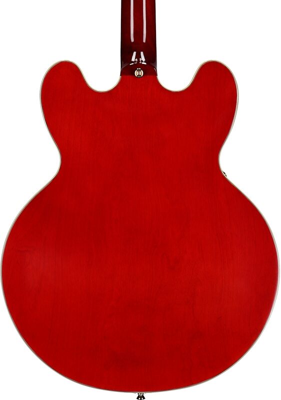 open zoom image for Epiphone Masterbilt Gem Archer Sheraton Electric Guitar, Left-Handed (with Case), Cherry, Body Straight Back