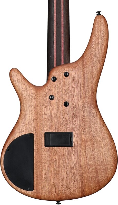 open zoom image for Ibanez SR1355B Premium Electric Bass (with Gig Bag), Dual Mocha Burl, Body Straight Back