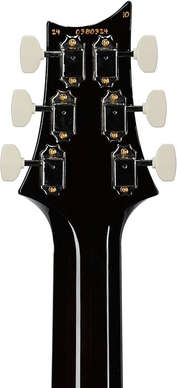 open zoom image for PRS Paul Reed Smith McCarty 594 10-Top Electric Guitar (with Case), Black Gold Burst, Serial Number 0380324, Headstock Straight Back