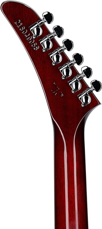 open zoom image for Gibson Victory Figured Top Electric Guitar (with Case), Wine Red, Serial Number 218040068, Headstock Straight Back