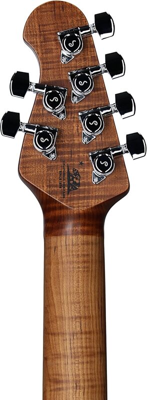 open zoom image for Ernie Ball Music Man Sabre Electric Guitar (with Case), Purple Lotus, Maple Fretboard, Serial Number H07163, Headstock Straight Back