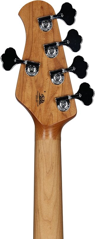 open zoom image for Ernie Ball Music Man StingRay 5 Special HH Electric Bass (with Case), Genius Gold, Rosewood Fretboard, Serial Number K05796, Headstock Straight Back