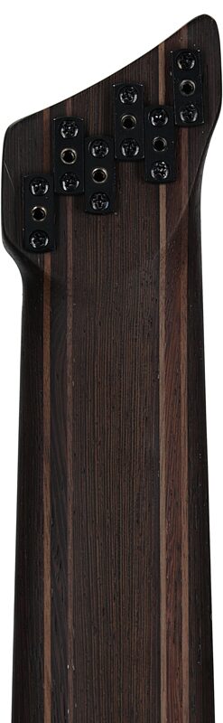 open zoom image for Ibanez EHB1506MS Bass Guitar, 6-String (with Gig Bag), Flat Black Ice, Serial Number 211P02I230711414, Headstock Straight Back