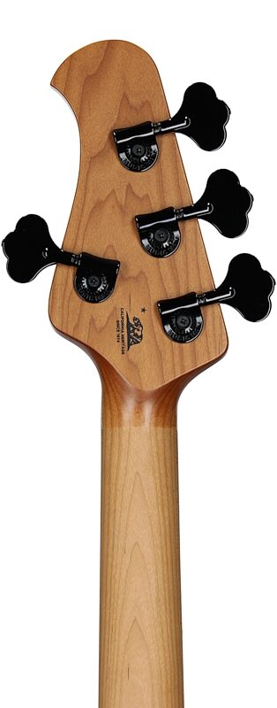 open zoom image for Ernie Ball Music Man StingRay Special HH Electric Bass (with Case), Black Rock, Maple Fretboard, Serial Number K06873, Headstock Straight Back