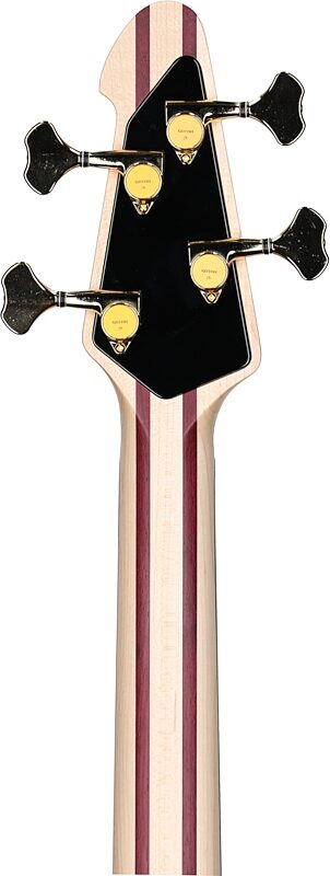 open zoom image for Peavey Cirrus 4 Quilt Maple Electric Bass (with Case), New, Serial Number 0ARCFA2400022, Headstock Straight Back
