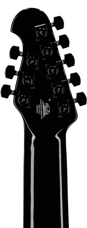 open zoom image for Ernie Ball Music Man John Petrucci Majesty 8 Electric Guitar, Dark Side, Ebony Fretboard, Serial Number M019632, Headstock Straight Back