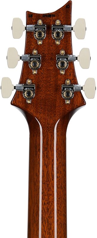 open zoom image for PRS Paul Reed Smith Custom 24 Piezo 10-Top Electric Guitar (with Case), Black Gold, Serial Number 0411531, Headstock Straight Back