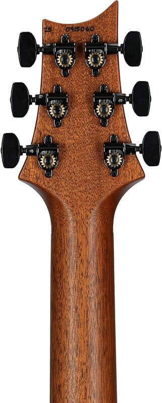 open zoom image for PRS Paul Reed Smith 40th Anniversary Custom 24 Satin Limited Edition Electric Guitar, Charcoal, Serial Number 0415060, Headstock Straight Back