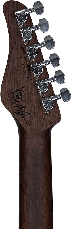 open zoom image for Schecter Nick Johnston Traditional USA HH Electric Guitar (with Case), Atomic Mercury, Serial Number 25-07002, Headstock Straight Back