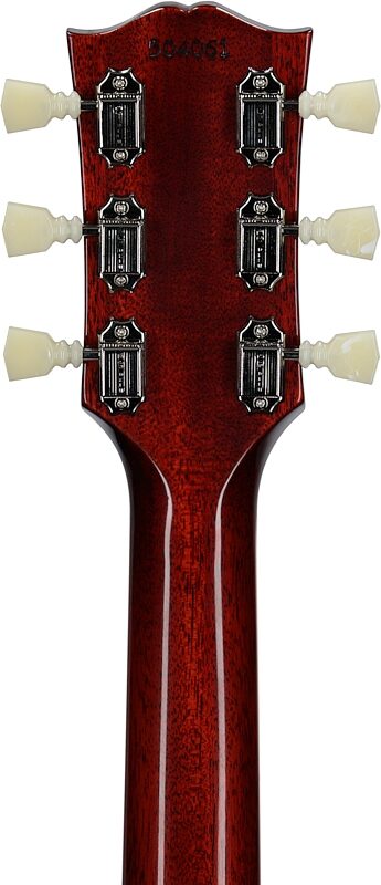 open zoom image for Gibson Custom Shop 1961 Les Paul SG Standard Reissue Electric Guitar (with Case), Cherry, Serial Number 504061, Headstock Straight Back